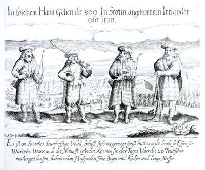 In zulke kleding arriveerden 800 Ieren (of gekken) in Stettin door Georg Koler